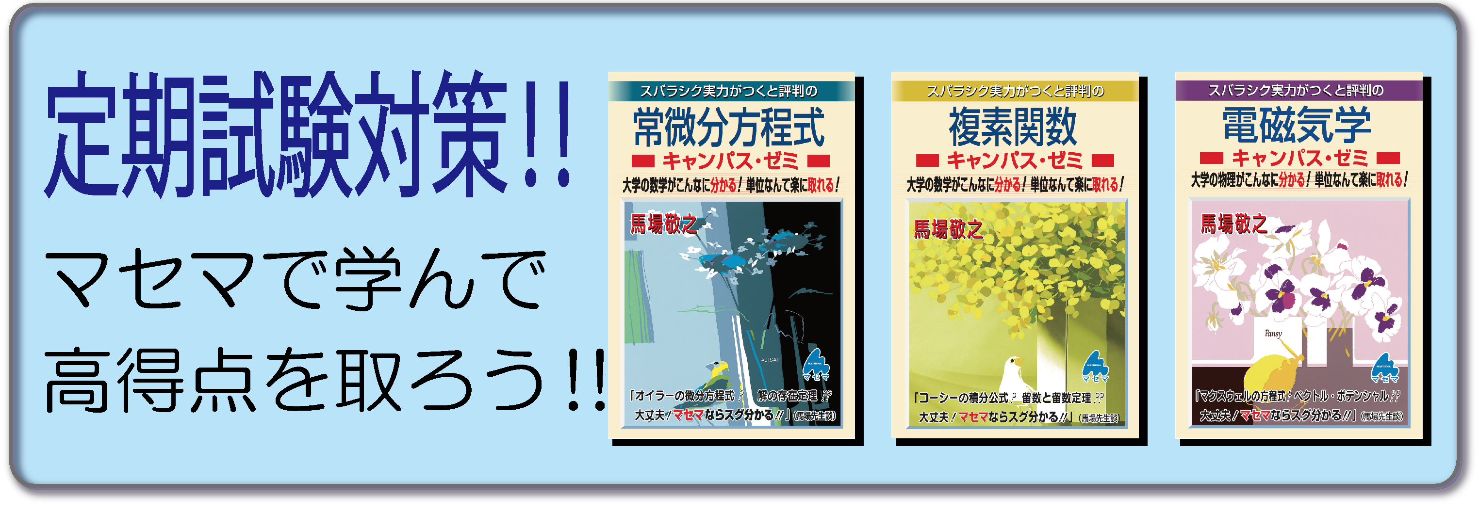マセマ 大学数学 キャンパスゼミ 10冊セット 微分積分キャンパス・ゼミ 改訂10 | 馬場 敬之 |本 | 通販 | Amazon